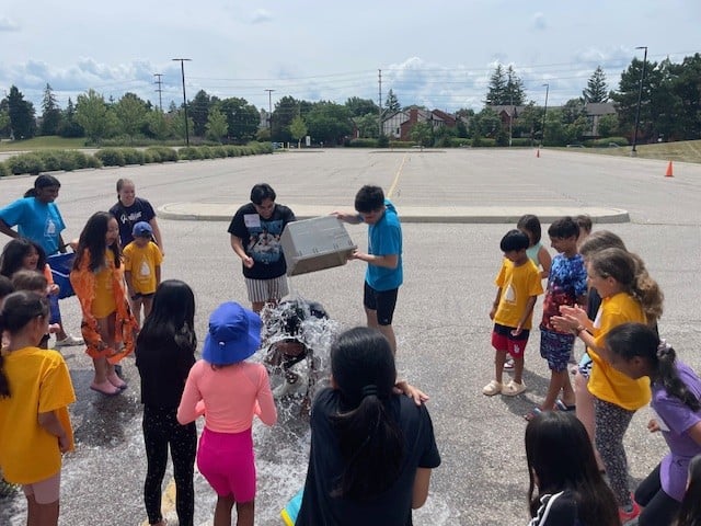 Totus Tuus Water fight